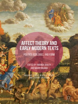 cover image of Affect Theory and Early Modern Texts